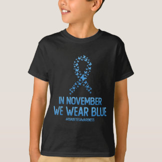 Diabetes Bewustzijn Vlinderlint In November T-shirt