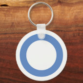 diabetes-blauw-cirkel sleutelhanger (Voorkant)