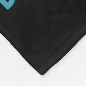 Diabetes Blue Support Squad Diabetes Awareness Fleece Deken (Hoek)