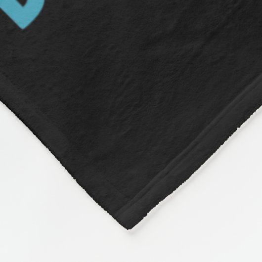 Diabetes Blue Support Squad Diabetes Awareness Fleece Deken (Hoek)