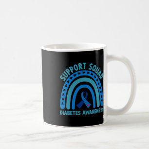 Diabetes Blue Support Squad Diabetes Awareness Koffiemok