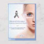 Diabetes Briefkaart (Voorkant)