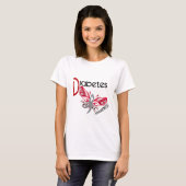 Diabetes BUTTERFLY 3 T-shirt (Voorkant volledig)