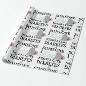 Diabetes Cadeaupapier (Uitgerold)
