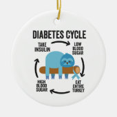 Diabetes Cycle Keramisch Ornament (Voorkant)