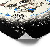 Diabetes Cyclus Diabetes Awareness Fun Cat Poster (Hoek)