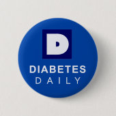 Diabetes Daily Button (Voorkant)
