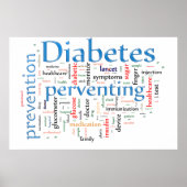 Diabetes en voorkoming poster (Voorkant)