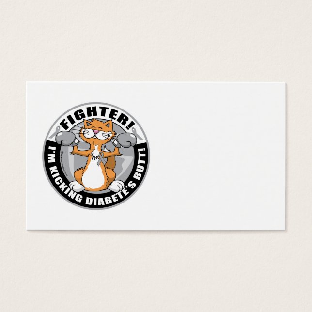 Diabetes Fighter Visitekaartje (Voorkant)