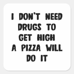 Diabetes Funny Gezegde Vierkante Sticker