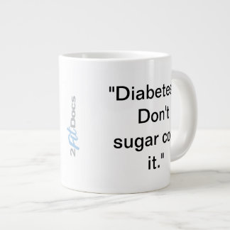 "Diabetes... geen suikerjas." Mok (20 oz)