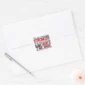 Diabetes hoe sterk we zijn ronde sticker (Envelop)