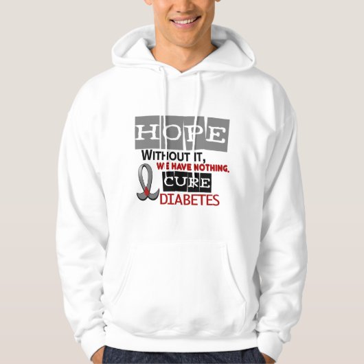 Diabetes HOPE 2 Hoodie (Voorkant)