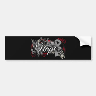 Diabetes Hope Garden Ribbon Bumpersticker