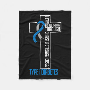 Diabetes, ik kan alles doen via Christus Fleece Deken