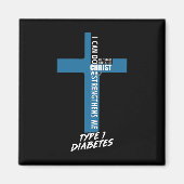 Diabetes ik kan alles doen via Jezus T1D Sup Magneet (Voorkant)