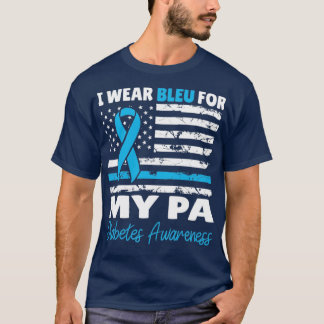 Diabetes in november Draag we blauw voor mijn T-shirt