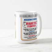Diabetes Inspirerend Gift Coffee Mok (Voorkant rechts)