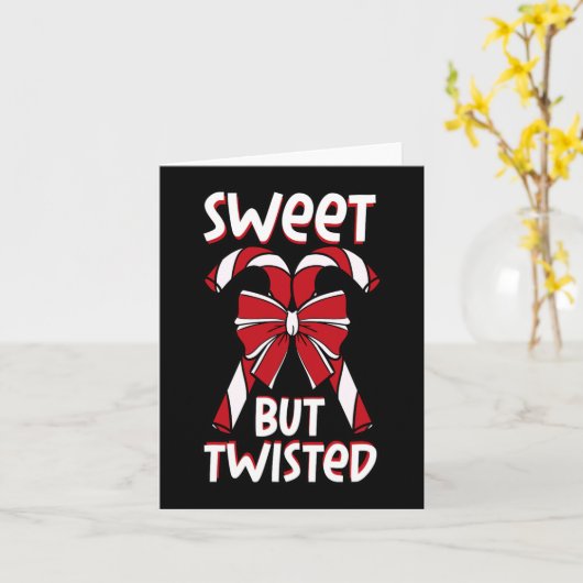 Diabetes kerstsnoepsuikerstroop kaart (Gele Bloem)