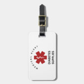 DIABETES LEVERT BAGAGELABEL (Voorkant verticaal)