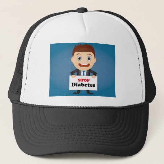 Diabetes pet, te koop! trucker pet (Voorkant)