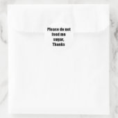 Diabetes Ronde Sticker (Tas)