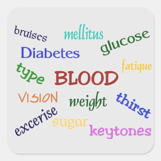 Diabetes Stickers (Voorkant)