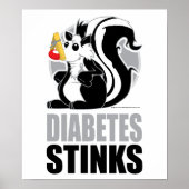 Diabetes Stinks Poster (Voorkant)