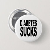 Diabetes Sucks Ronde Button 5,7 Cm (Voorkant /achterkant)