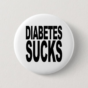 Diabetes Sucks Ronde Button 5,7 Cm