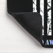 Diabetes T1d Awareness Month Fight Flag Blue Ribbo Muismat (Hoek)