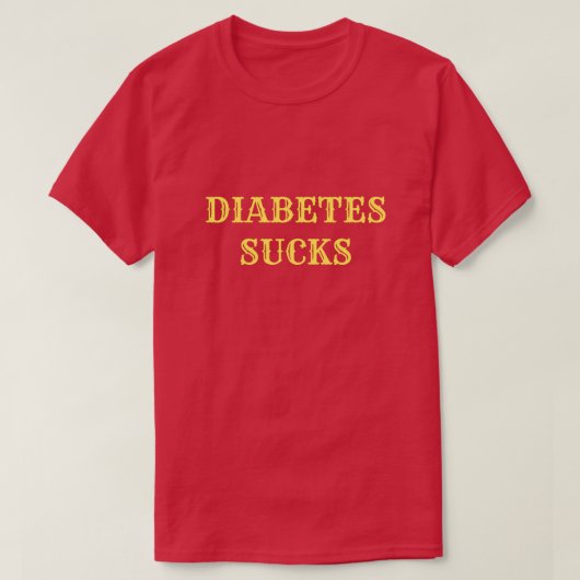 Diabetes t-shirt (Design voorkant)