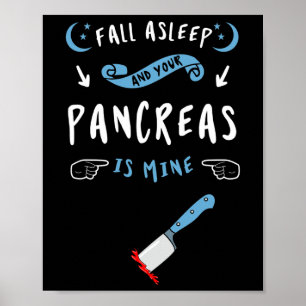 Diabetes Type 1 2 Diabetische pancreas van de pati Poster