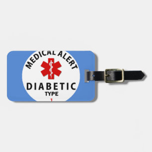 DIABETES TYPE 1 BAGAGELABEL