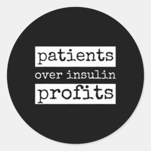 Diabetes Type 1 Diabetes Giften voor diabetische M Ronde Sticker