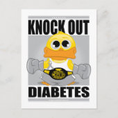 Diabetes uitslaan briefkaart (Voorkant)