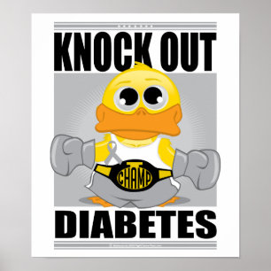 Diabetes uitslaan poster