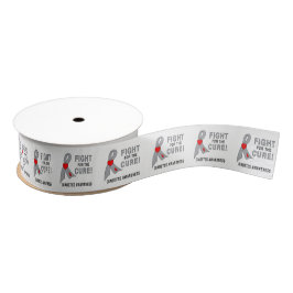 Diabetes vecht voor de Cure 1,5 inch Grosgrain Lint
