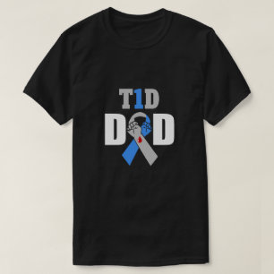 Diabetes voorlichting T1D groep type 1 diabetes va T-shirt