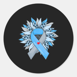 Diabetes Zonnebloem Type T1d T2d Diabetische diabe Ronde Sticker
