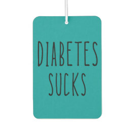 Diabetes zuigt auto luchtverfrisser! luchtverfrisser