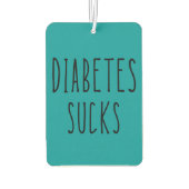 Diabetes zuigt auto luchtverfrisser! luchtverfrisser (Achterkant)