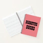 Diabetes zuigt notitieboek op (Binnen)