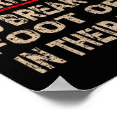 Diabetic Amputee Leg Foot Cool Sense Of Humor Funn Poster (Hoek)