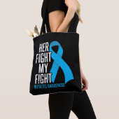 Diabetic Daugher Support Family Diabetes Awareness Tote Bag (Dichtbij)