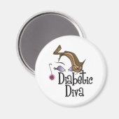Diabetic Diva Magneet (Voorkant / Achterkant)