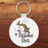 Diabetic Diva Sleutelhanger (Voorkant)