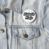 Diabetic Ninja Ronde Button 5,7 Cm (In situ)