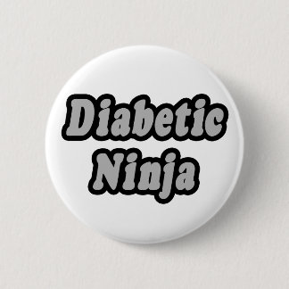 Diabetic Ninja Ronde Button 5,7 Cm