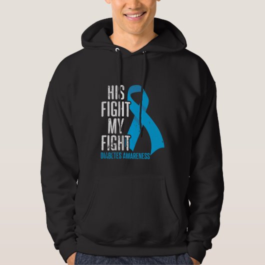 Diabetic Son Support Family Diabetes Awareness Hoodie (Voorkant)